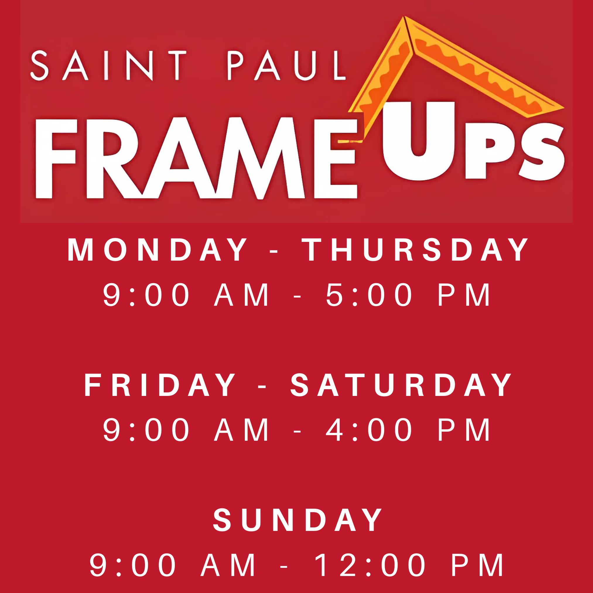 ST PAUL FRAME UPS HIGHLAND PARK MINNESOTA